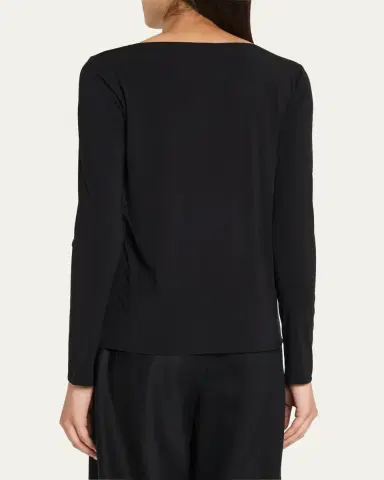 Wolford Pure Bateau-Neck Jersey Top | Thumbnail 3 Wolford Pure Bateau-Neck Jersey Top | Thumbnail 3