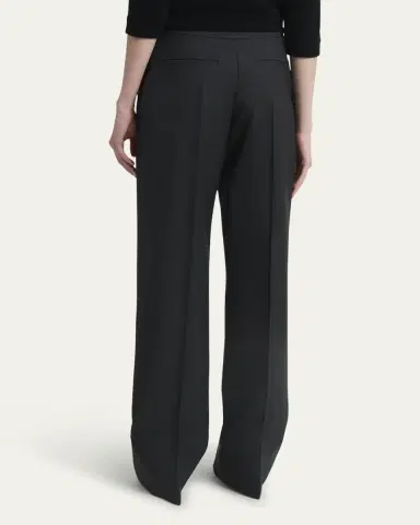 Valentino Garavani Cuffed Wool Trousers | Thumbnail 3 Valentino Garavani Cuffed Wool Trousers | Thumbnail 3