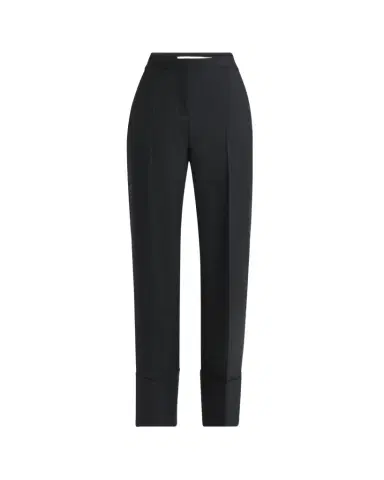 Valentino Garavani Cuffed Wool Trousers | Thumbnail 1 Valentino Garavani Cuffed Wool Trousers | Thumbnail 1