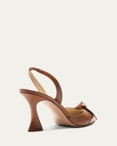 Alexandre Birman Clarita Bell Leather Bow Slingback Pumps | Thumbnail 3 Alexandre Birman Clarita Bell Leather Bow Slingback Pumps | Thumbnail 3
