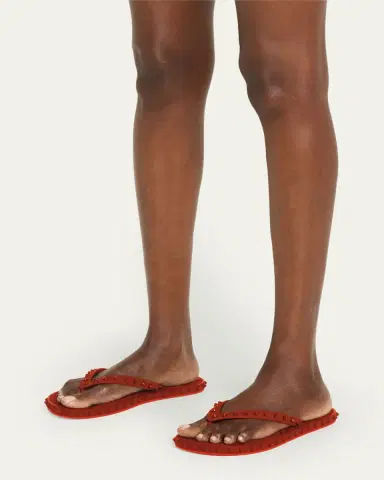Christian Louboutin Loubi Donna Spike Flip Flops | Thumbnail 6 Christian Louboutin Loubi Donna Spike Flip Flops | Thumbnail 6