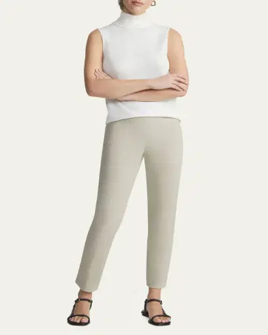 Lafayette 148 New York Stanton Cropped Techno Stretch Twill Pants | Thumbnail 2 Lafayette 148 New York Stanton Cropped Techno Stretch Twill Pants | Thumbnail 2
