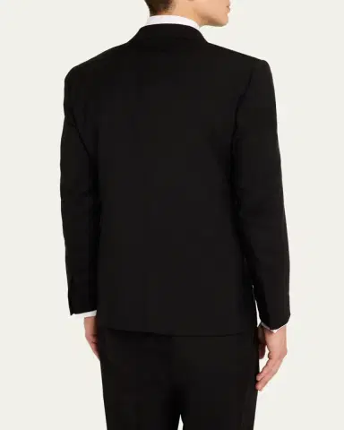 Zegna Men's Wool-Mohair Solid Tuxedo | Thumbnail 5 Zegna Men's Wool-Mohair Solid Tuxedo | Thumbnail 5