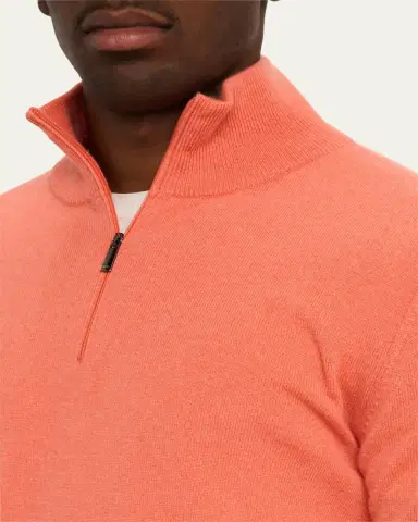 Massimo Alba Men's Cashmere Half-Zip Sweater | Thumbnail 5 Massimo Alba Men's Cashmere Half-Zip Sweater | Thumbnail 5