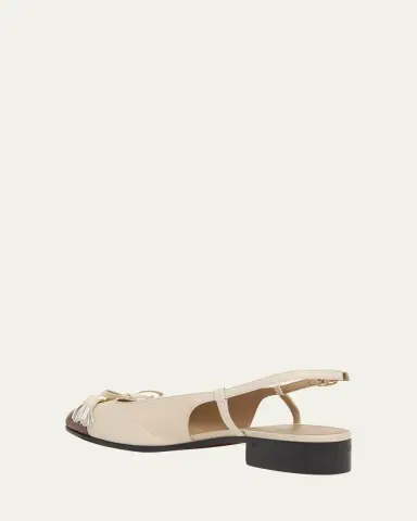 Valentino Garavani Slingback Ballerina Pumps | Thumbnail 4 Valentino Garavani Slingback Ballerina Pumps | Thumbnail 4