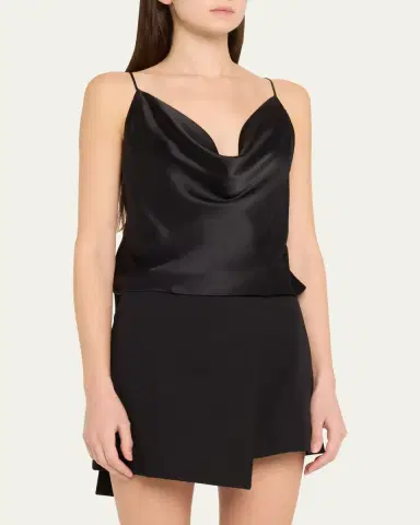 L'Agence Calista Cowl-Neck Silk Camisole | Thumbnail 4 L'Agence Calista Cowl-Neck Silk Camisole | Thumbnail 4