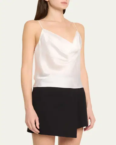 L'Agence Calista Cowl-Neck Silk Camisole | Thumbnail 8 L'Agence Calista Cowl-Neck Silk Camisole | Thumbnail 8