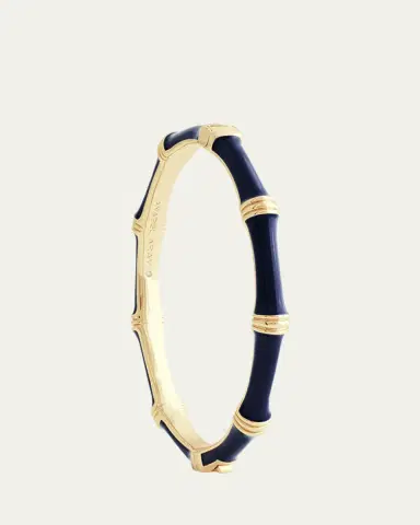 Anabel Aram Jewelry Bamboo Enameled Hinged Bangle | Thumbnail 4 Anabel Aram Jewelry Bamboo Enameled Hinged Bangle | Thumbnail 4