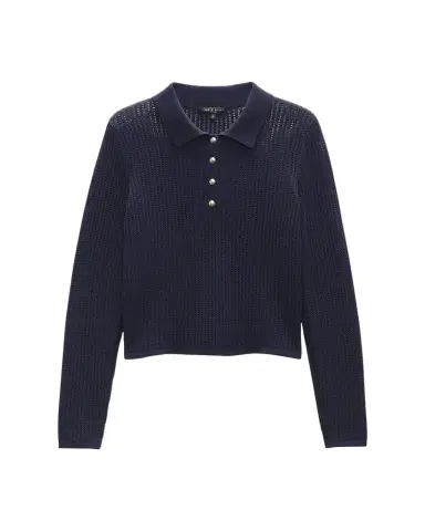 rag & bone Viola Long-Sleeve Polo Top | Thumbnail 1 rag & bone Viola Long-Sleeve Polo Top | Thumbnail 1