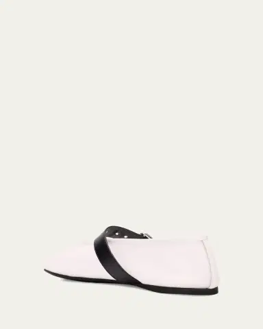 Miu Miu Mesh Buckle Mary-Jane Ballerina Flats | Thumbnail 3 Miu Miu Mesh Buckle Mary-Jane Ballerina Flats | Thumbnail 3