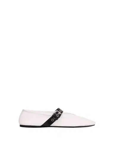 Miu Miu Mesh Buckle Mary-Jane Ballerina Flats | Thumbnail 1 Miu Miu Mesh Buckle Mary-Jane Ballerina Flats | Thumbnail 1