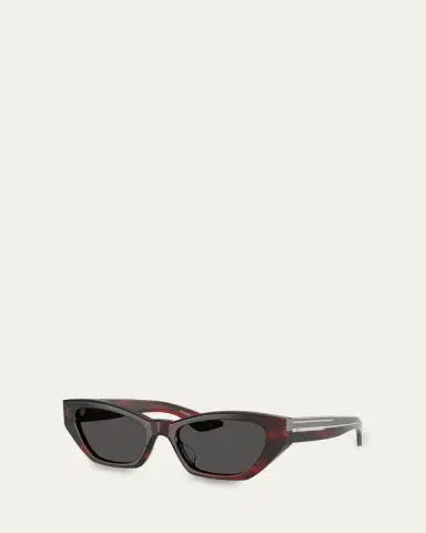 Khaite x Oliver Peoples 1961C Acetate Cat-Eye Sunglasses | Thumbnail 2 Khaite x Oliver Peoples 1961C Acetate Cat-Eye Sunglasses | Thumbnail 2