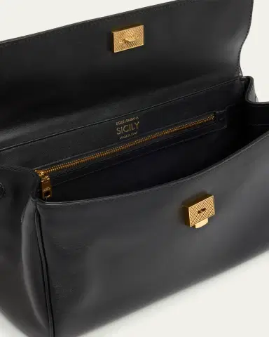 Dolce & Gabbana My Sicily Leather Top-Handle Bag | Thumbnail 3 Dolce & Gabbana My Sicily Leather Top-Handle Bag | Thumbnail 3