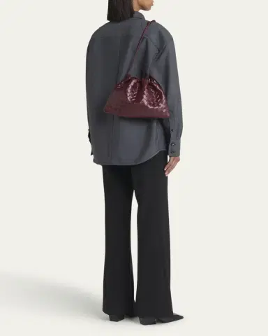 Bottega Veneta Medium Leather Pouch Bag | Thumbnail 9 Bottega Veneta Medium Leather Pouch Bag | Thumbnail 9
