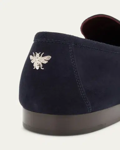 Bougeotte Suede Flaneur Penny Loafers | Thumbnail 5 Bougeotte Suede Flaneur Penny Loafers | Thumbnail 5
