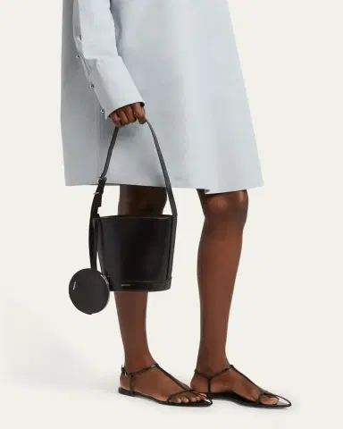 Jil Sander Cannolo Calfskin Bucket Bag | Thumbnail 2 Jil Sander Cannolo Calfskin Bucket Bag | Thumbnail 2