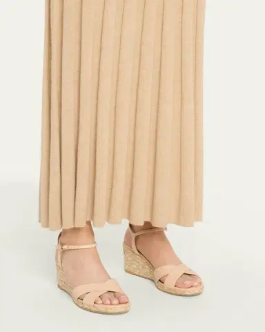 Stuart Weitzman Dayna Leather Crisscross Espadrille Sandals | Thumbnail 2 Stuart Weitzman Dayna Leather Crisscross Espadrille Sandals | Thumbnail 2