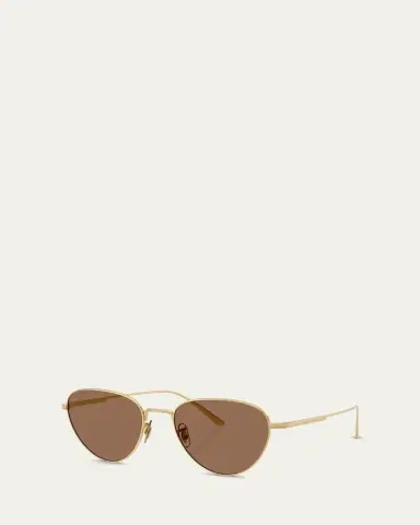 Khaite x Oliver Peoples 1991C Steel Aviator Sunglasses | Thumbnail 2 Khaite x Oliver Peoples 1991C Steel Aviator Sunglasses | Thumbnail 2