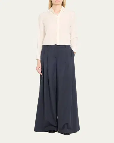 TWP New Didi Wool-Blend Wide-Leg Pants | Thumbnail 2 TWP New Didi Wool-Blend Wide-Leg Pants | Thumbnail 2