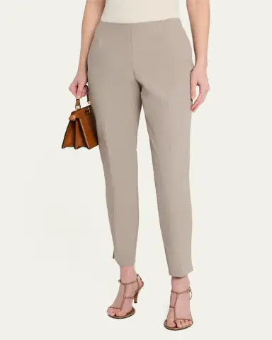 Lafayette 148 New York Stanton Cropped Techno Stretch Twill Pants | Thumbnail 4 Lafayette 148 New York Stanton Cropped Techno Stretch Twill Pants | Thumbnail 4