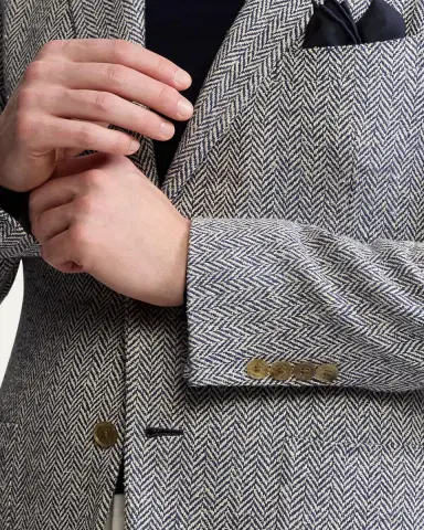 Ralph Lauren Purple Label Men's Kent Herringbone Sport Coat | Thumbnail 5 Ralph Lauren Purple Label Men's Kent Herringbone Sport Coat | Thumbnail 5