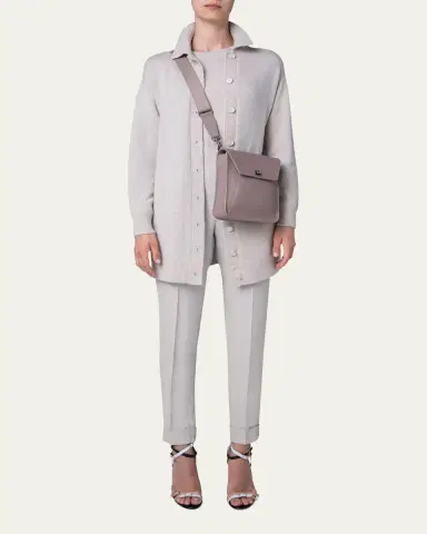 Akris Anouk Small Leather Messenger Bag | Thumbnail 5 Akris Anouk Small Leather Messenger Bag | Thumbnail 5