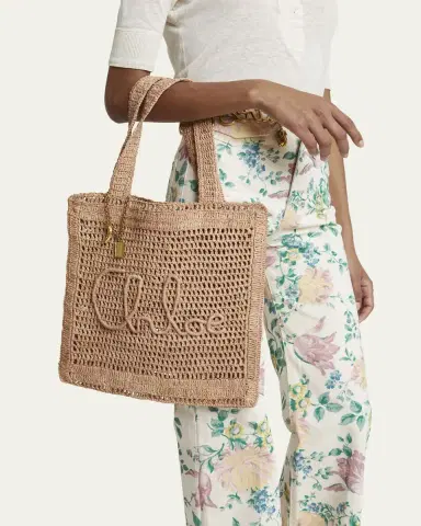 Chloé Summer Banana Tote Bag in Crochet Fabric | Thumbnail 6 Chloé Summer Banana Tote Bag in Crochet Fabric | Thumbnail 6