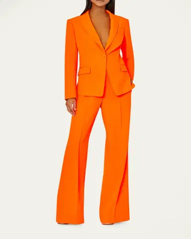 Milly Avery Single-Button Cady Blazer | Thumbnail 6 Milly Avery Single-Button Cady Blazer | Thumbnail 6