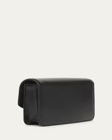 Valentino Garavani Vain Small VLOGO Leather Clutch Bag | Thumbnail 3 Valentino Garavani Vain Small VLOGO Leather Clutch Bag | Thumbnail 3