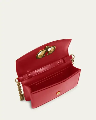 Valentino Garavani Vain Small VLOGO Leather Clutch Bag | Thumbnail 8 Valentino Garavani Vain Small VLOGO Leather Clutch Bag | Thumbnail 8