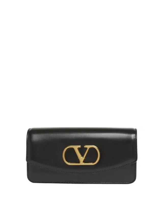 Vain Small VLOGO Leather Clutch Bag Vain Small VLOGO Leather Clutch Bag