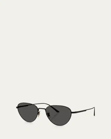 Khaite x Oliver Peoples 1991C Steel Aviator Sunglasses | Thumbnail 2 Khaite x Oliver Peoples 1991C Steel Aviator Sunglasses | Thumbnail 2