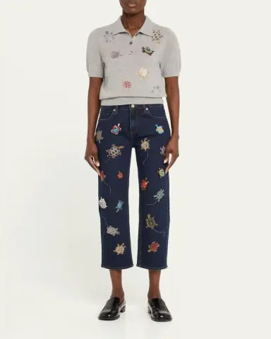 Libertine Turtle Time Cashmere Polo Sweater | Thumbnail 2 Libertine Turtle Time Cashmere Polo Sweater | Thumbnail 2
