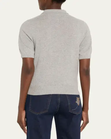 Libertine Turtle Time Cashmere Polo Sweater | Thumbnail 3 Libertine Turtle Time Cashmere Polo Sweater | Thumbnail 3