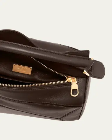 Loewe Puzzle Elevated Small Top-Handle Bag in Leather | Thumbnail 12 Loewe Puzzle Elevated Small Top-Handle Bag in Leather | Thumbnail 12