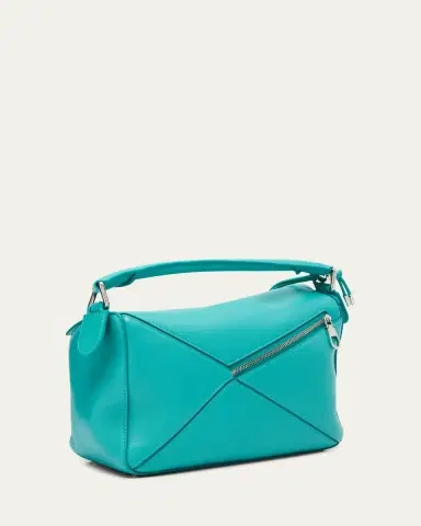 Loewe Puzzle Elevated Small Top-Handle Bag in Leather | Thumbnail 15 Loewe Puzzle Elevated Small Top-Handle Bag in Leather | Thumbnail 15