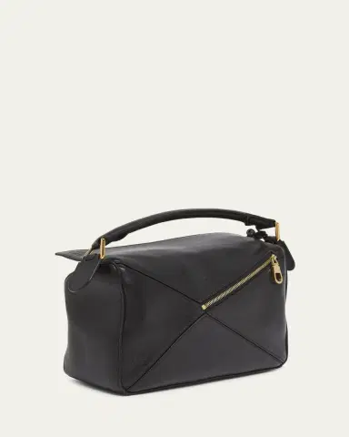 Loewe Puzzle Elevated Small Top-Handle Bag in Leather | Thumbnail 3 Loewe Puzzle Elevated Small Top-Handle Bag in Leather | Thumbnail 3