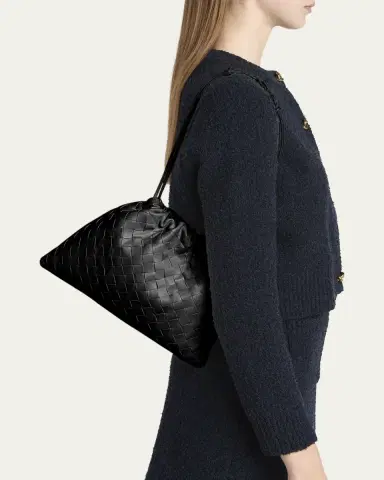 Bottega Veneta Medium Leather Pouch Bag | Thumbnail 2 Bottega Veneta Medium Leather Pouch Bag | Thumbnail 2