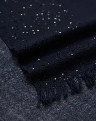 FALIERO SARTI New Dalila Colorblock Sequined Wool Silk Scarf | Thumbnail 5 FALIERO SARTI New Dalila Colorblock Sequined Wool Silk Scarf | Thumbnail 5