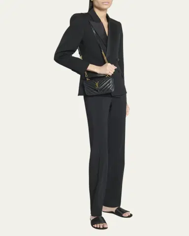 Saint Laurent College Mini YSL Quilted Top Handle Bag | Thumbnail 2 Saint Laurent College Mini YSL Quilted Top Handle Bag | Thumbnail 2