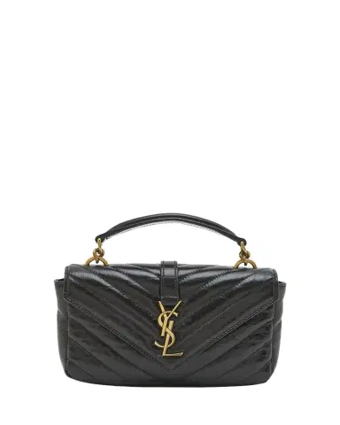 Saint Laurent College Mini YSL Quilted Top Handle Bag | Thumbnail 1 Saint Laurent College Mini YSL Quilted Top Handle Bag | Thumbnail 1