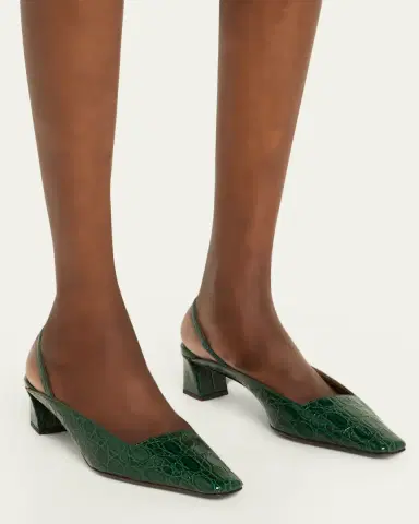 Giuseppe Zanotti Morpheus Croc-Printed Leather Slingback Pumps | Thumbnail 2 Giuseppe Zanotti Morpheus Croc-Printed Leather Slingback Pumps | Thumbnail 2