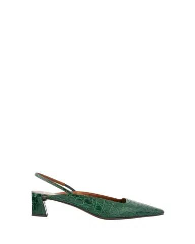 Giuseppe Zanotti Morpheus Croc-Printed Leather Slingback Pumps | Thumbnail 1 Giuseppe Zanotti Morpheus Croc-Printed Leather Slingback Pumps | Thumbnail 1