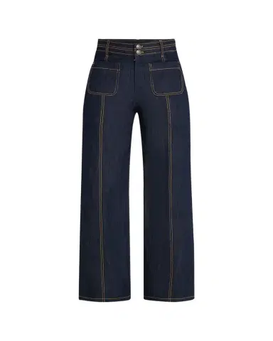 Cinq à Sept Dorothea Wide-Leg Jeans | Thumbnail 1 Cinq à Sept Dorothea Wide-Leg Jeans | Thumbnail 1