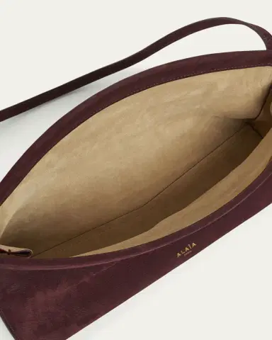 Alaïa Le Click Medium Shoulder Bag in Suede | Thumbnail 8 Alaïa Le Click Medium Shoulder Bag in Suede | Thumbnail 8