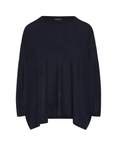 Eskandar Ultrafine Cashmere Wide Round-Neck Sweater (Mid Plus Length) | Thumbnail 1 Eskandar Ultrafine Cashmere Wide Round-Neck Sweater (Mid Plus Length) | Thumbnail 1