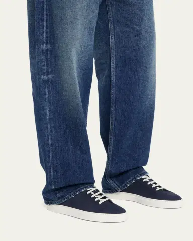 Common Projects Men's Retro Oiled Suede Low-Top Sneakers | Thumbnail 2 Common Projects Men's Retro Oiled Suede Low-Top Sneakers | Thumbnail 2