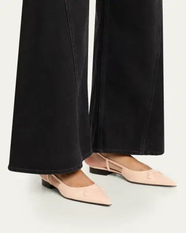 Marni Trunkaroo Leather Pointed-Toe Slingback Flats | Thumbnail 2 Marni Trunkaroo Leather Pointed-Toe Slingback Flats | Thumbnail 2