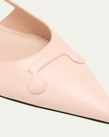 Marni Trunkaroo Leather Pointed-Toe Slingback Flats | Thumbnail 5 Marni Trunkaroo Leather Pointed-Toe Slingback Flats | Thumbnail 5