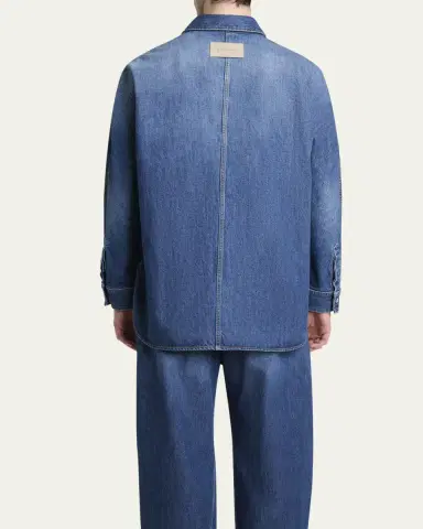 Givenchy Men's Denim Overshirt | Thumbnail 3 Givenchy Men's Denim Overshirt | Thumbnail 3